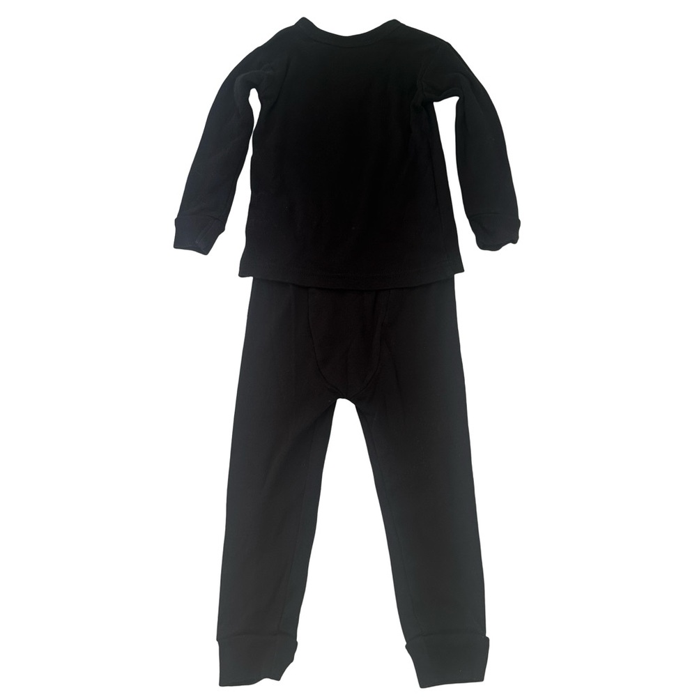 babyGap 100% Organic Cotton Glow-In-The-Dark Skeleton PJ Set Black 18-24M - Picture 7 of 7